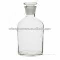 High quality clear alcohol glass bottle with lid